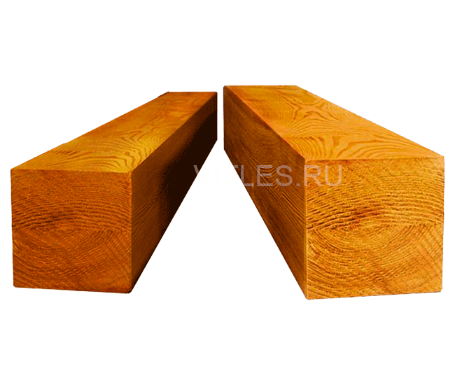 Брус обрезной из лиственницы